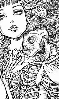 Image result for Gothic People Coloring Pages