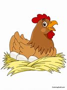 Image result for Cute Chicken Coloring Pages