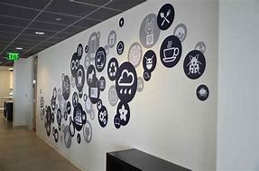 Image result for Modern Office Wall Graphics