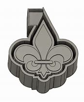 Image result for Fleur De Lis Saints Dog Bone