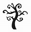 Image result for White Halloween Tree