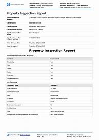 Image result for INSPECTION Report Templet