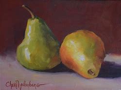 Image result for Pear Still Life Painting