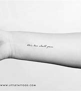 Image result for This Too Shall Pass Cursive Tattoo Fonts