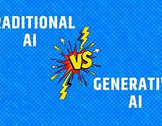 Image result for Traditional AI and Generative Ai