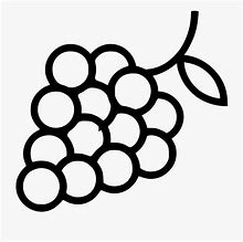 Image result for Grapes ClipArt Black and White