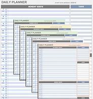 Image result for Daily Task Schedule Template Excel