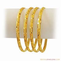 Image result for Plain Gold Bangles