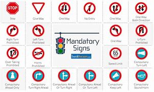 Image result for Mandatory Road and Traffic Signs