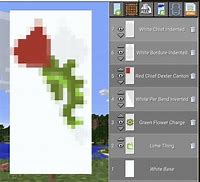 Image result for Flower Banner Minecraft