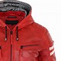 Image result for hooded bomber jacket leather