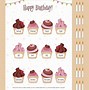 Image result for Happy Birthday Cupcake Topper Printable