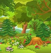 Image result for Forest Background Cartoon Portrait