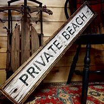 Image result for Beach Door Signs