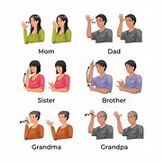 Image result for Sign Language Family Members