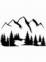 Image result for Mountain Stencil