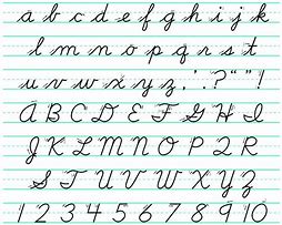 Image result for Math Cursive