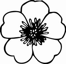 Image result for Flower Outline Clip Art Free