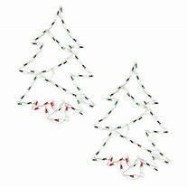 Image result for christmas tree window lights