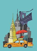 Image result for New York City Illustration