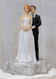 Image result for Bride Groom for Wedding Cake Topper