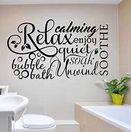 Image result for Bathroom Vinyl Wall Decals