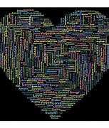 Image result for Heart Word Cloud