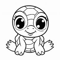 Image result for Baby Turtle Coloring Book Picture