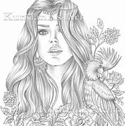 Image result for Hard Girl Coloring Pages