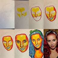 Image result for Oil Pastel Portrait Easy