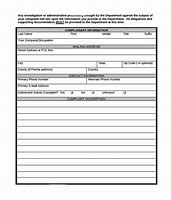 Image result for Printable Complaint Form From BBB