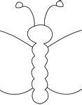 Image result for Butterfly Outline for Art