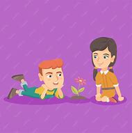 Image result for Happy Boy and Girl Cartoon