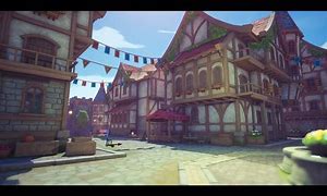 Image result for Stylized Medieval Town