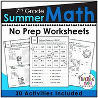 Image result for 7th Grade Math Packet