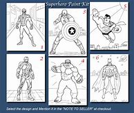 Image result for Superhero Painting Kit