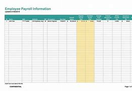 Image result for Free Employee Payroll Template