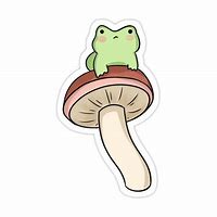 Image result for Cute Cartoon Mushroom and Frog Clip Art