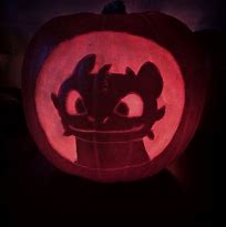 Image result for Toothless Pumpkin