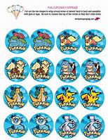 Image result for Free Printable Pokemon Cupcake Toppers