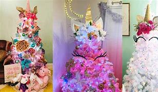 Image result for Unicorn Christmas Tree Clip Art