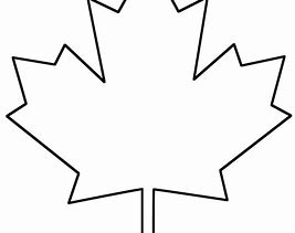 Image result for Small Maple Leaf Template