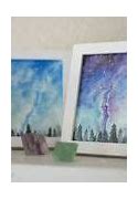 Image result for Galaxy Painting On Laptop