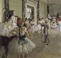 Image result for Dancer On the Stage by Edgar Degas