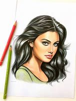 Image result for How to Draw Realistic Female Face