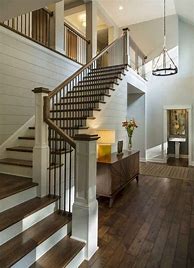 Image result for Farmhouse Hallway Stairs