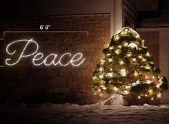 Image result for Christmas Lights Peace Sign Barn in Pennsylvania