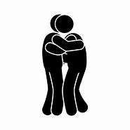 Image result for 2 Boys Silhouette Hugging