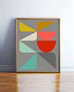 Image result for Mid Century Modern Geometric Art Prints