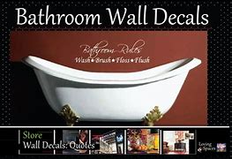 Image result for Bathroom Wall Decals